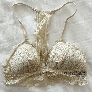 Lacy Cream Aerie Bralette